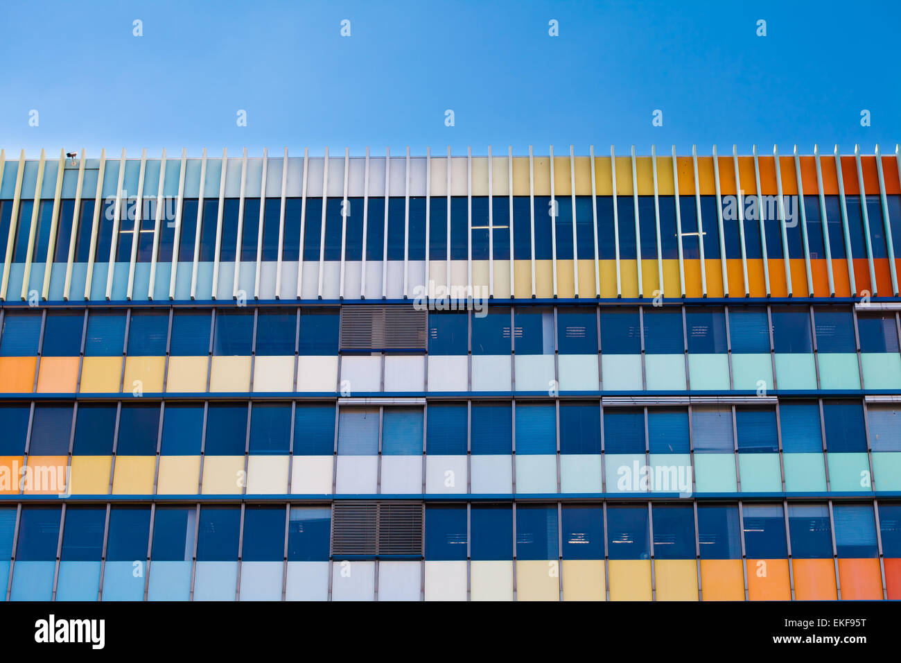 modern office building against the blue sky Stock Photo - Alamy