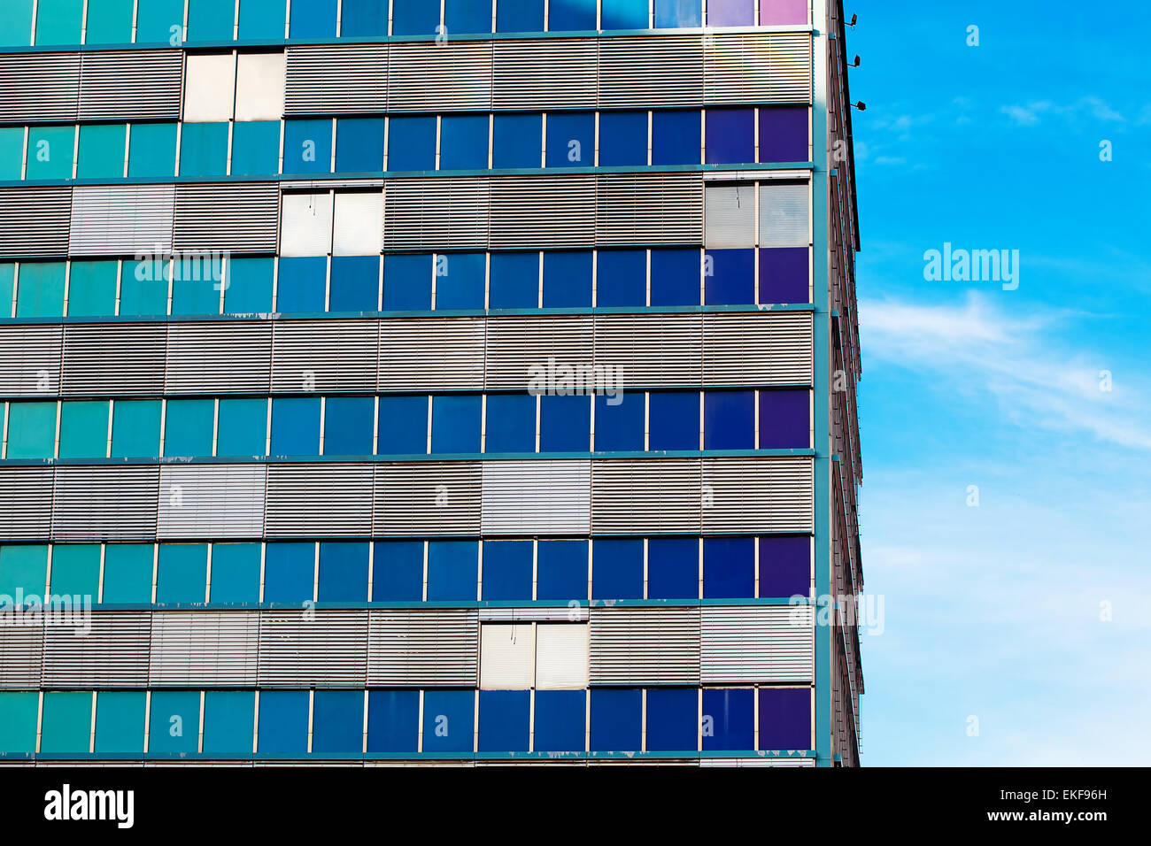 modern office building against the blue sky Stock Photo - Alamy