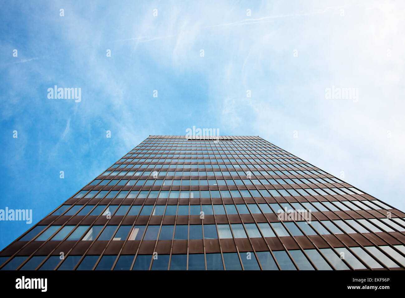 modern office building against the blue sky Stock Photo - Alamy
