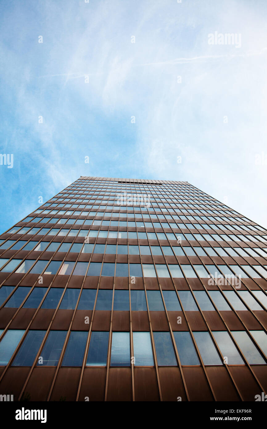 modern office building against the blue sky Stock Photo - Alamy