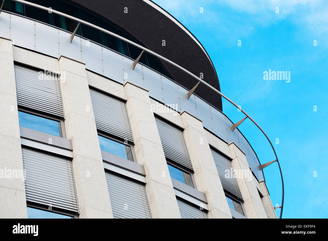modern office building against the blue sky Stock Photo - Alamy