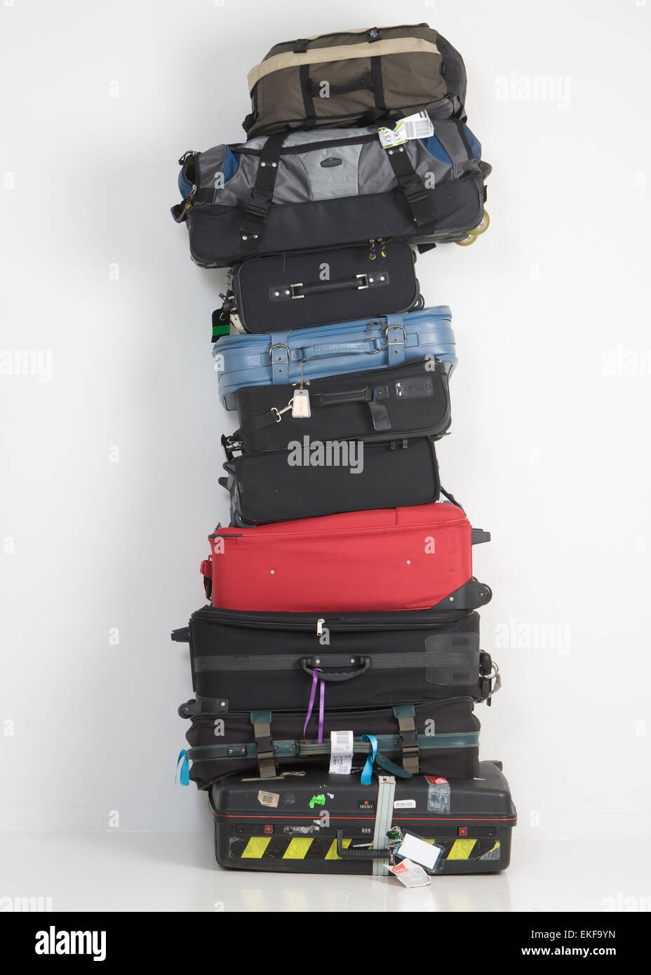 Pile of suitcases Stock Photo Alamy