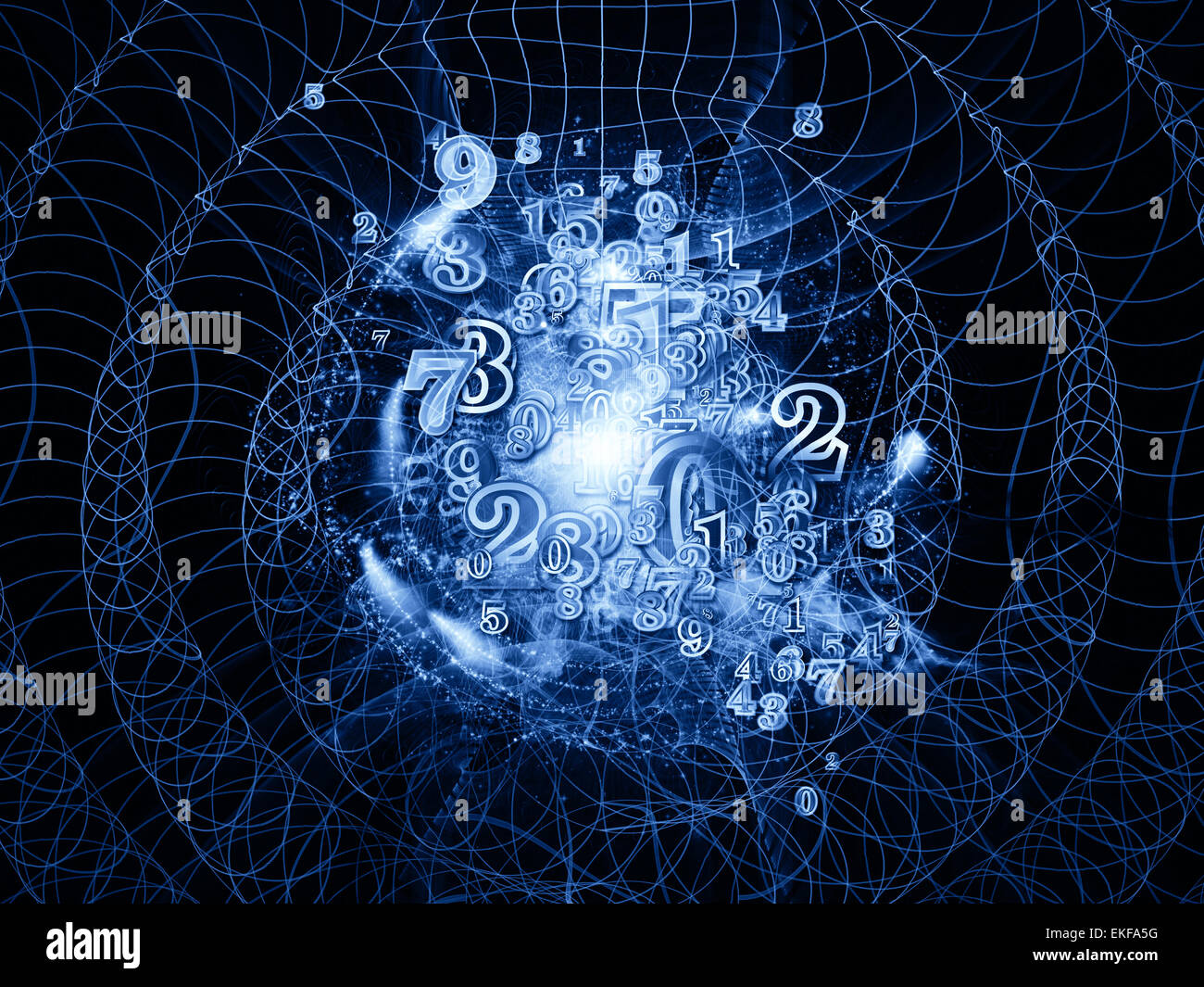 Numbers of Geometry Stock Photo Alamy