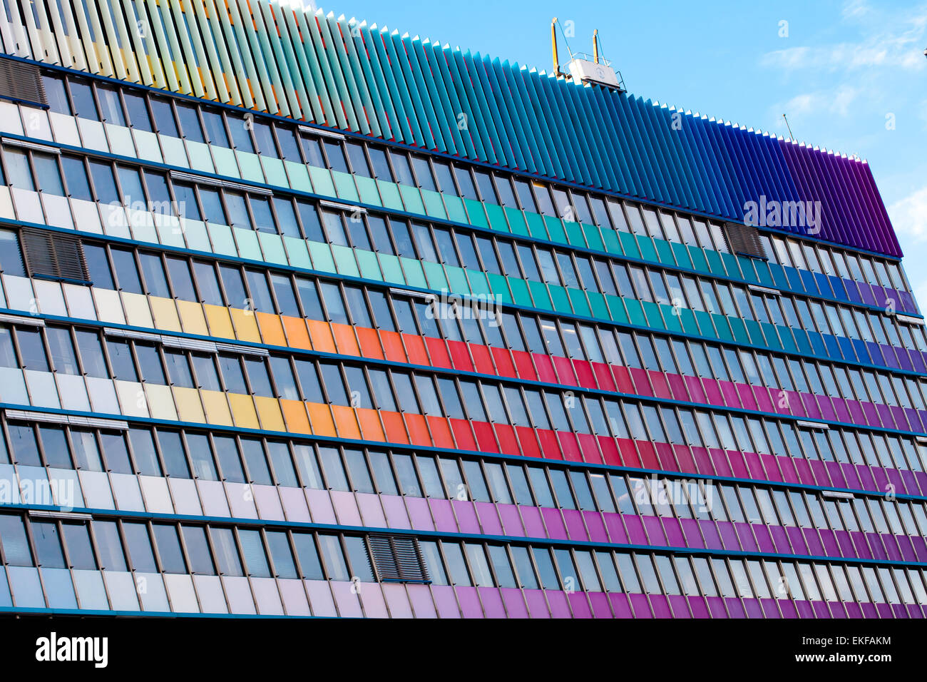 modern office building against the blue sky Stock Photo - Alamy