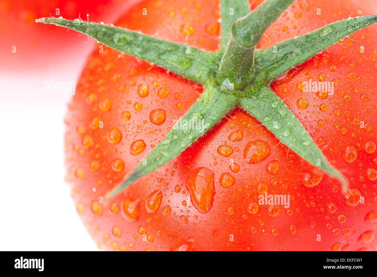 background of the tomato with water drops Stock Photo - Alamy