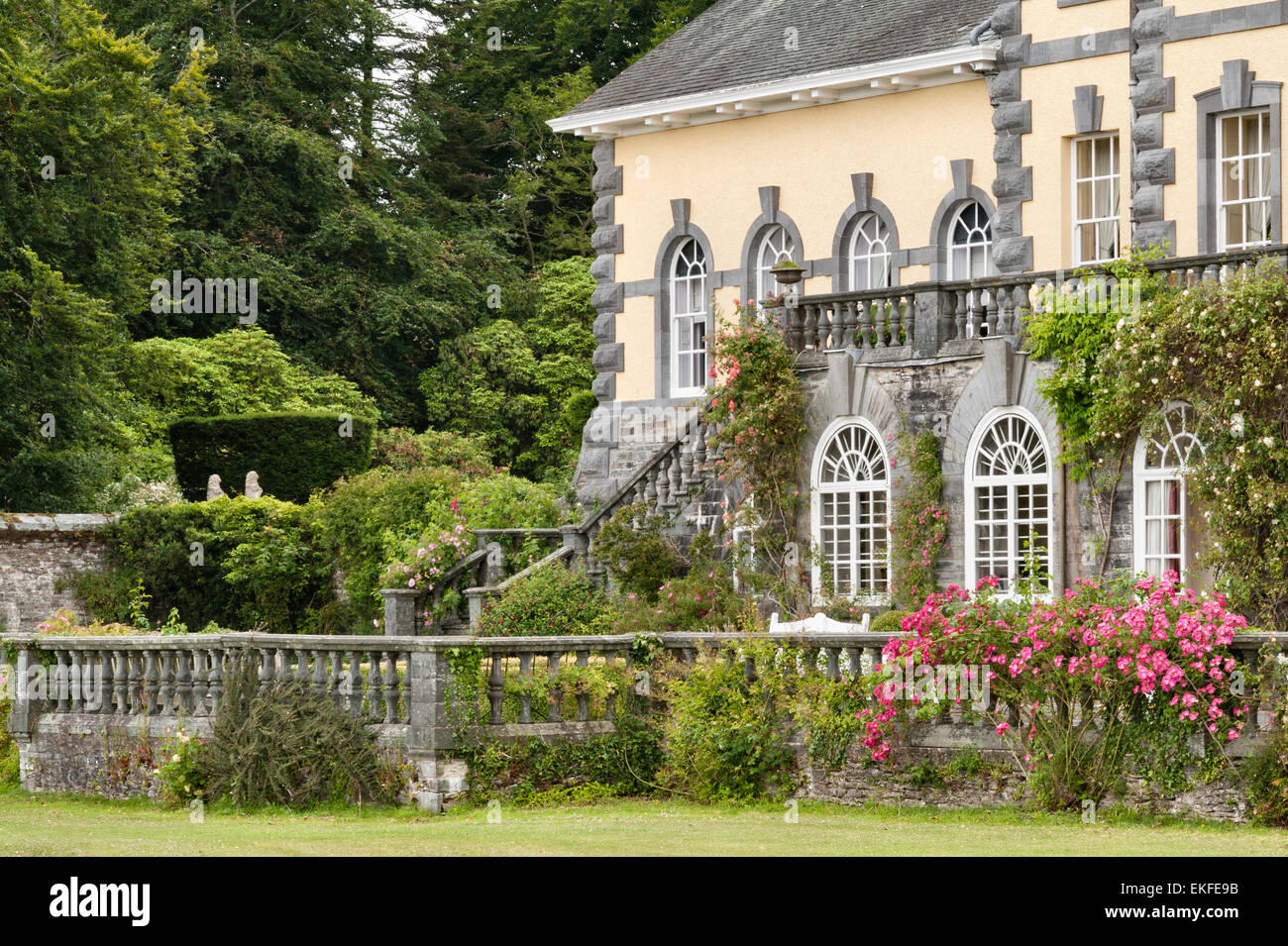 Ffynone Mansion, Boncath, Pembrokeshire, Wales, UK. Owned by the Stock