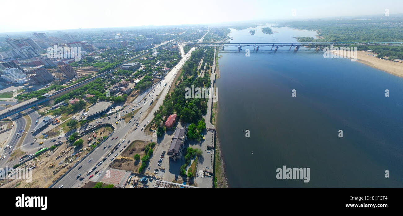 Aerial city view Stock Photo - Alamy