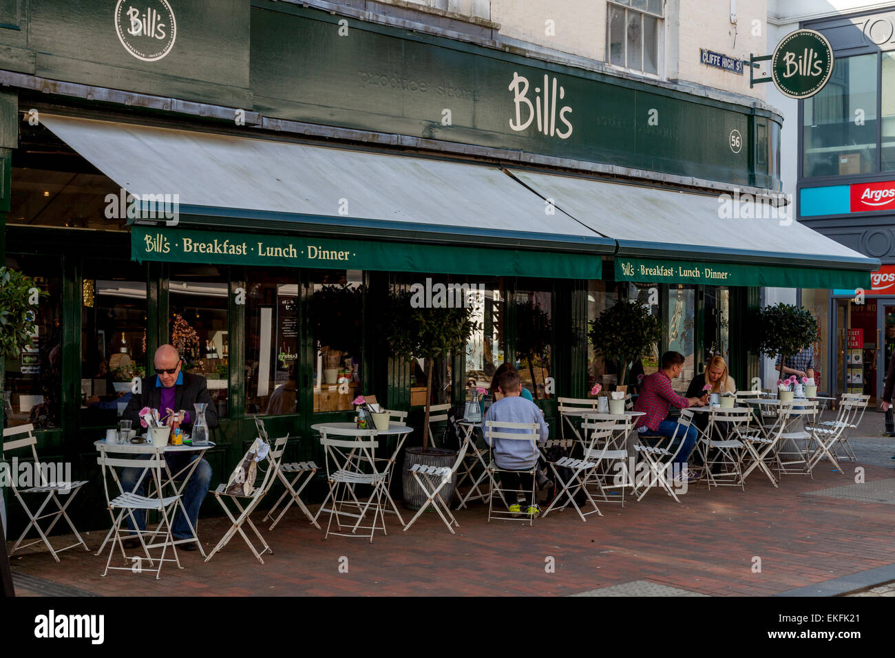 Restaurant restaurants food dining cafe al fresco hi-res stock