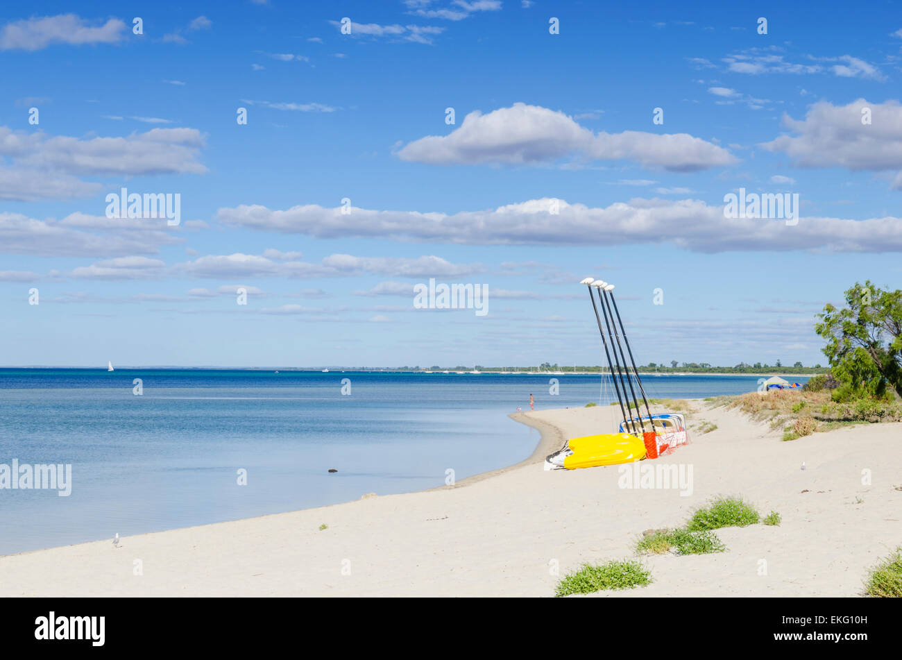 Beach scenic along the coast of Dunsborough in Western Australia Stock Photo
