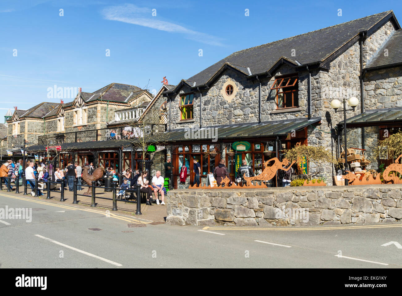 Betws Y Coed North Wales Stock Photo