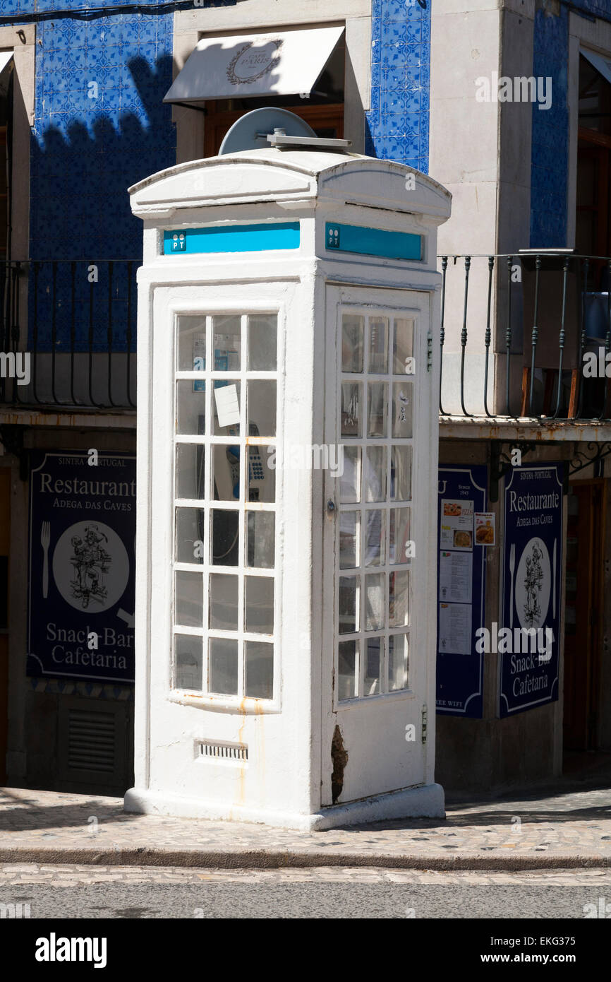 Rare, old, and vintage ' K3 ' concrete traditional telephone phone box