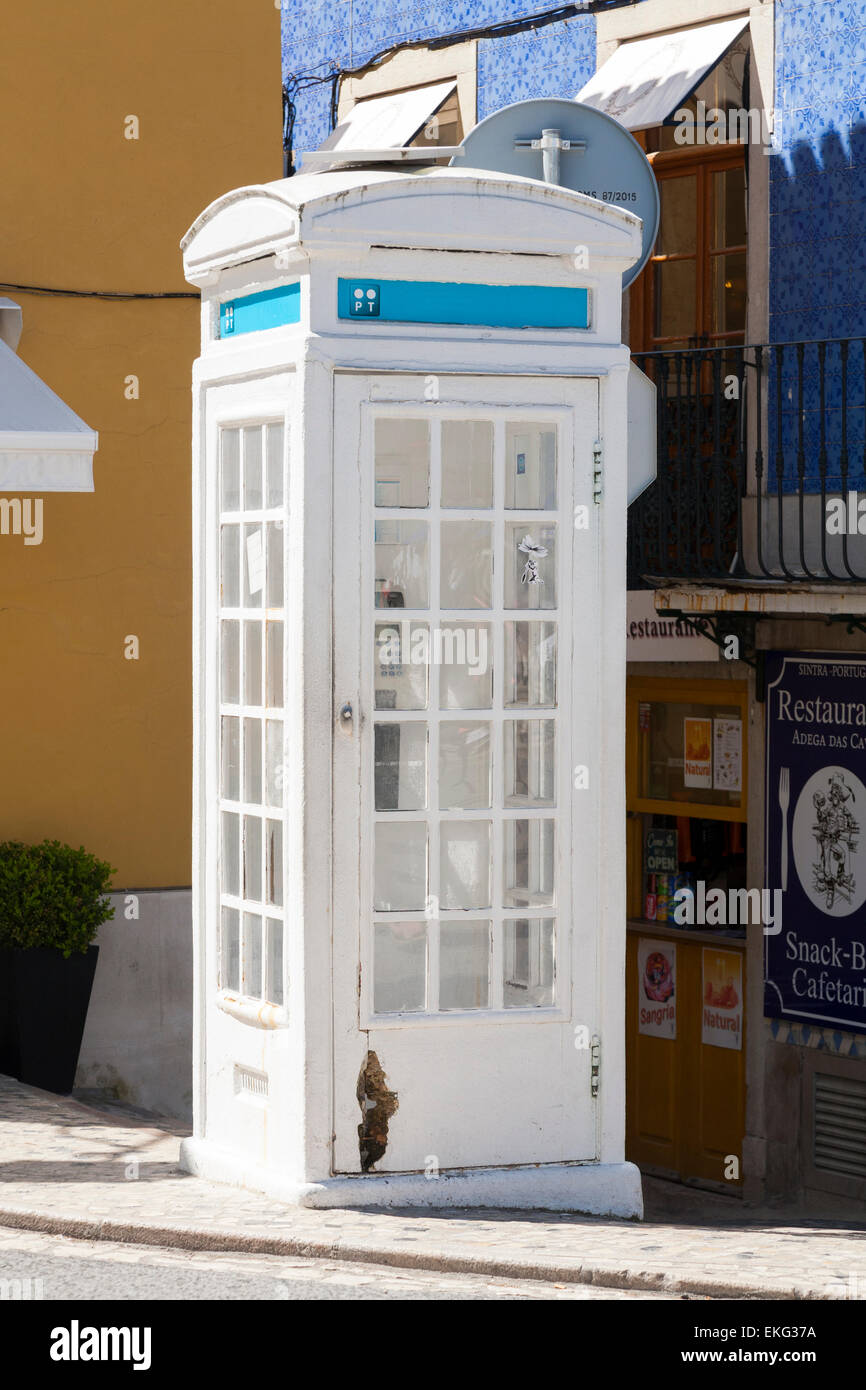 Rare, old, and vintage ' K3 ' concrete traditional telephone phone box