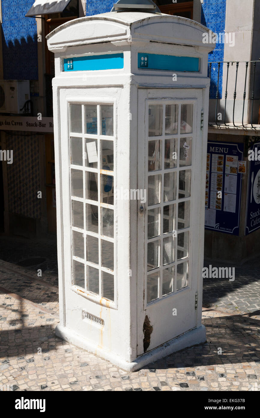 Rare, old, and vintage ' K3 ' concrete traditional telephone phone box
