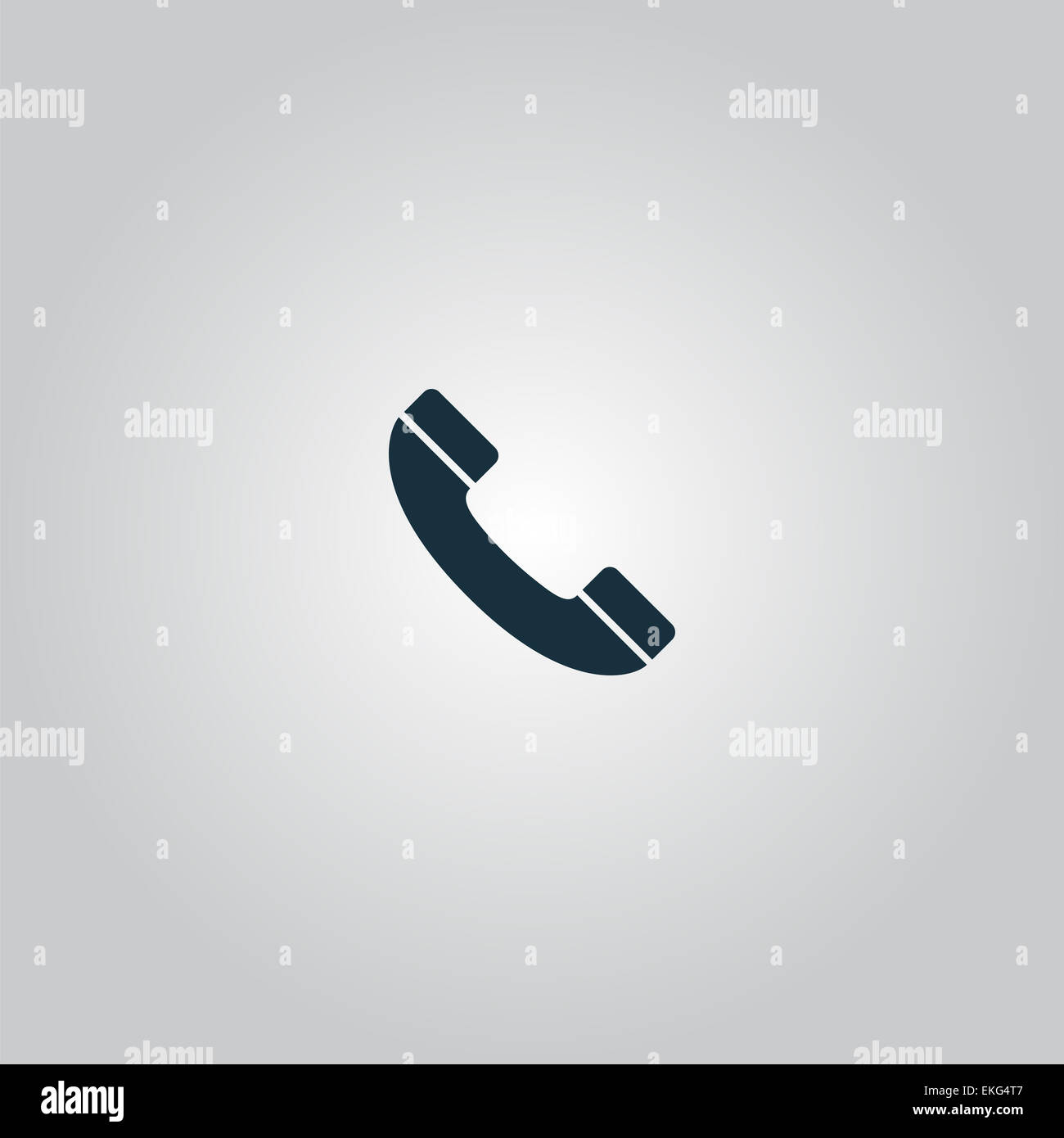 telephone handset icon vector Stock Photo Alamy