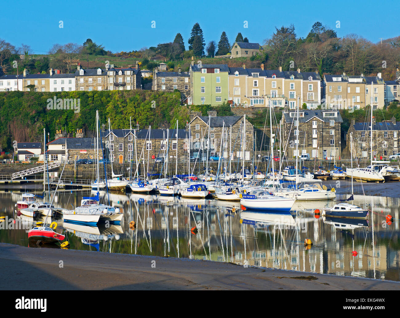 The harbour, Porthmadog, Gwynedd, North Wales UK Stock Photo Alamy