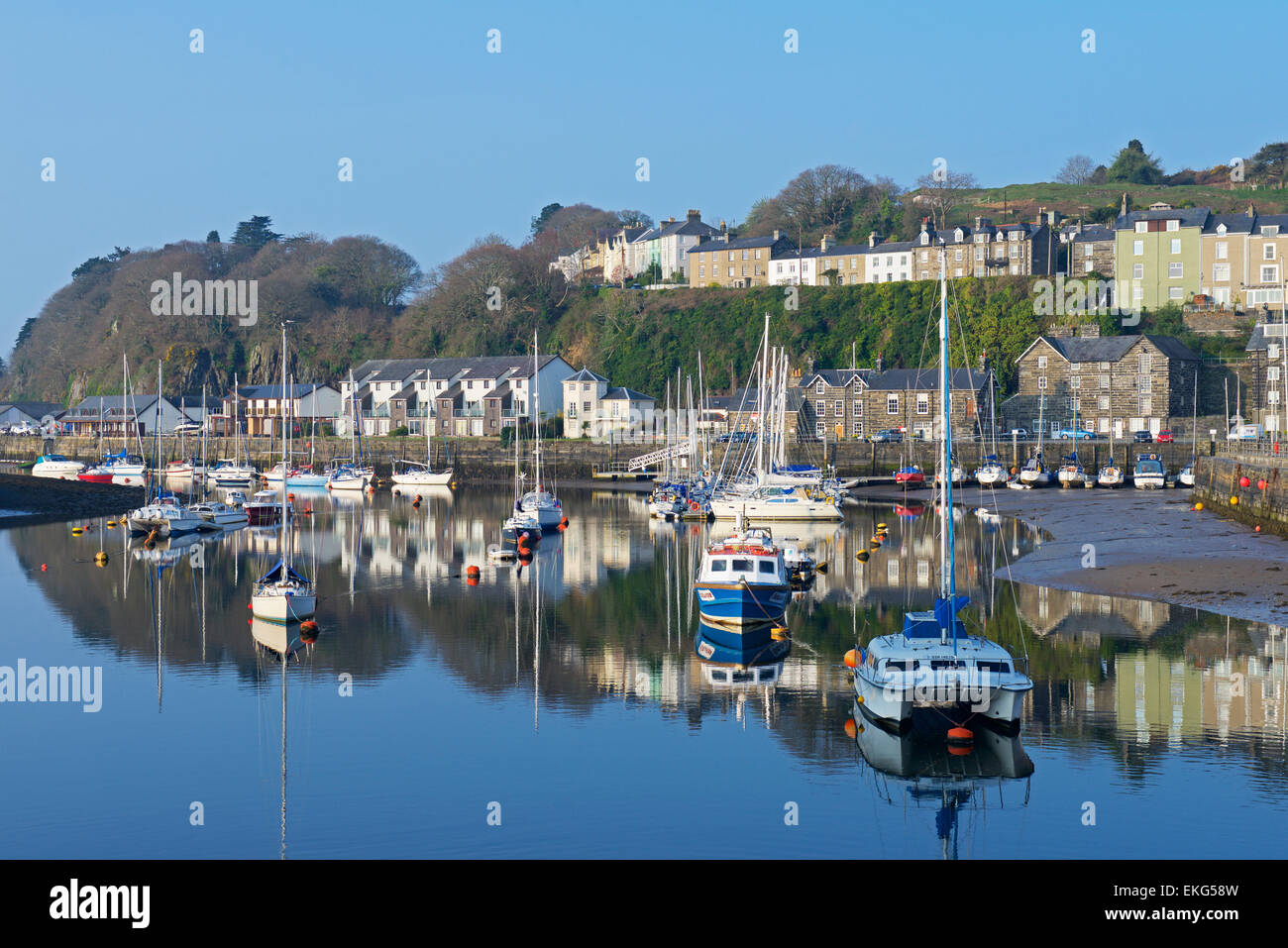 The harbour, Porthmadog, Gwynedd, North Wales UK Stock Photo Alamy