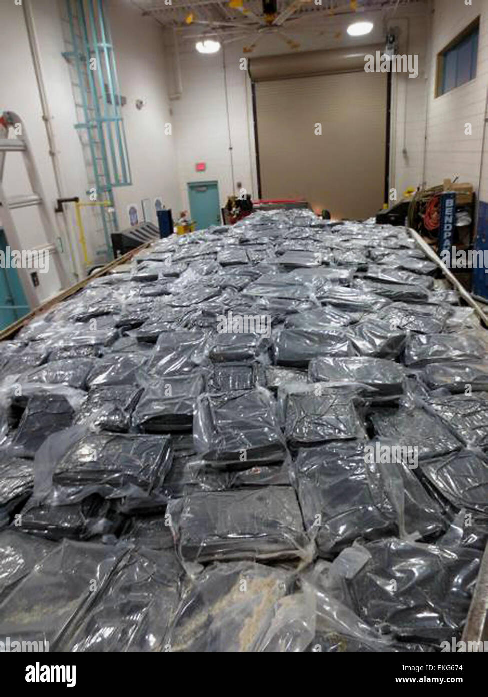 CBP officers at the Santa Teresa port of entry seized 614 pounds