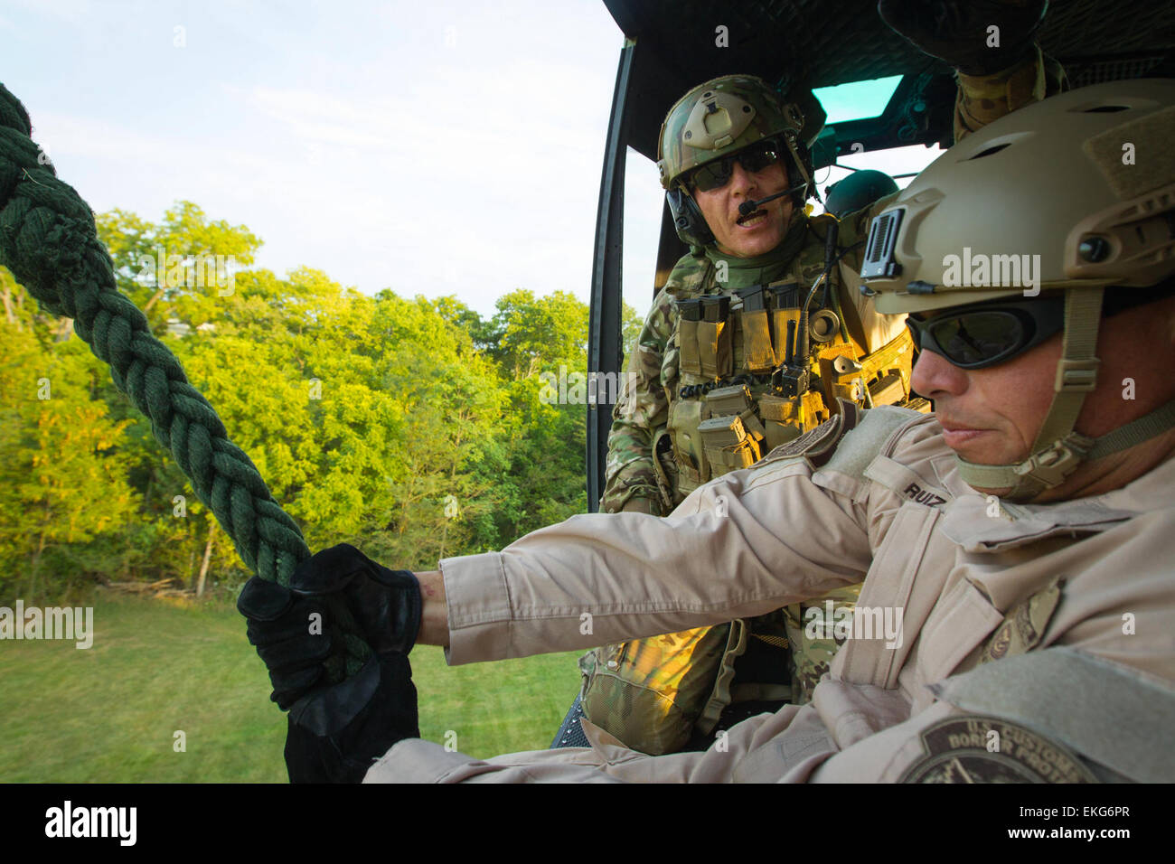 Fast Roping Training The CBP Quick Reaction Force (QRF) conducted fast roping training ...