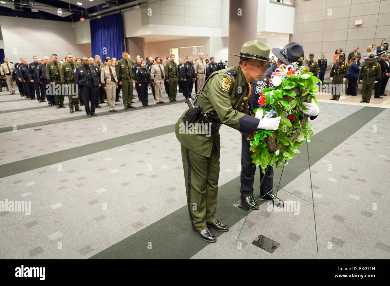 The CBP Valor Memorial and Wreath Laying Ceremony honors Border Patrol ...