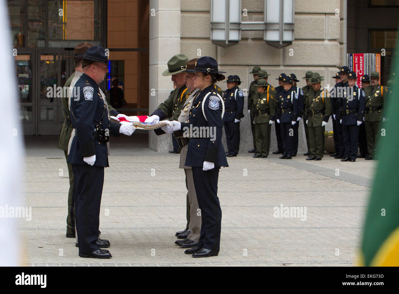 Wreath Laying Ceremony 2011 at the Ronald Reagan Building on May 13 ...
