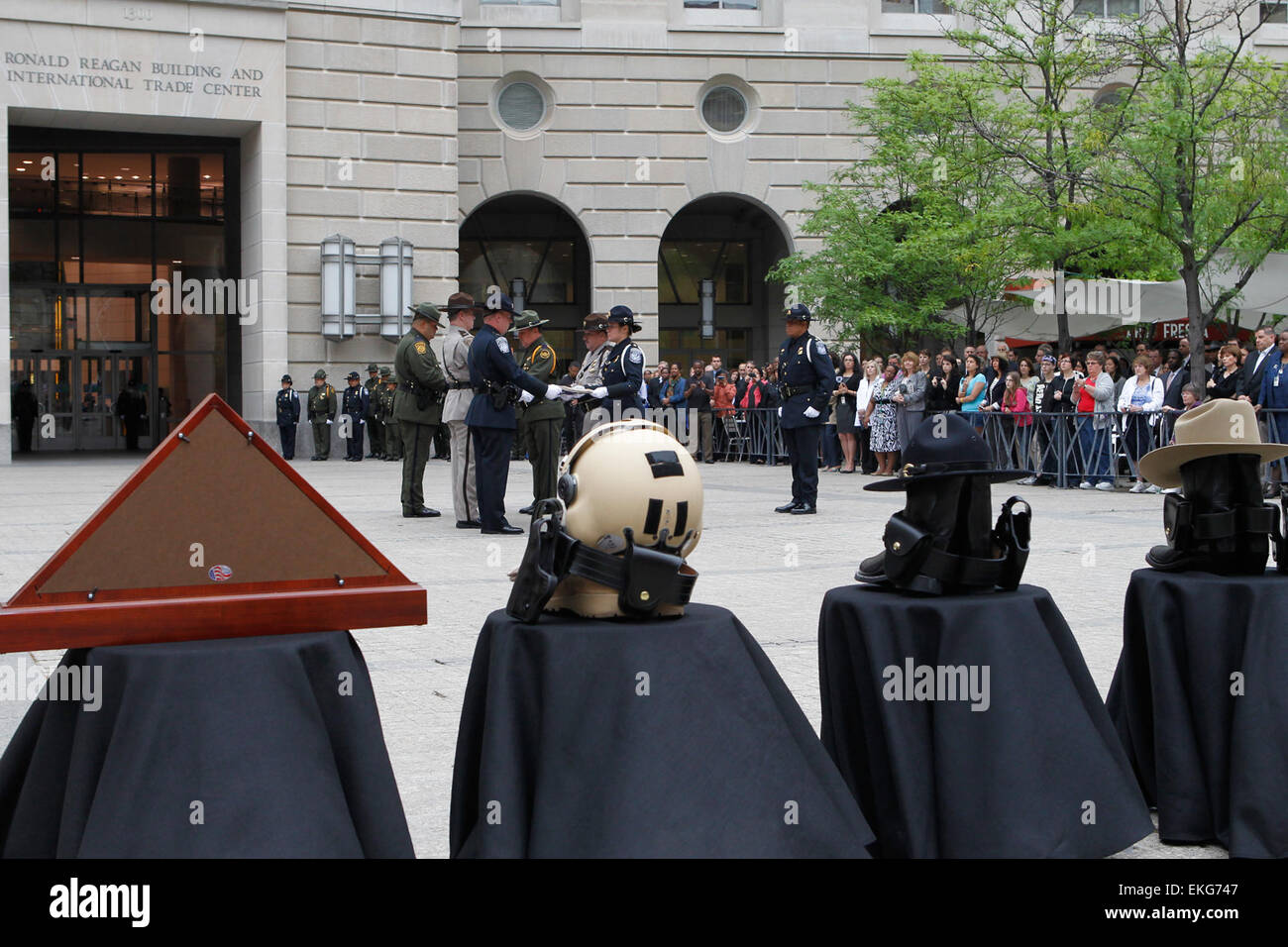 The 2011 Wreath Laying Ceremony was held at the Ronald Reagan Building ...