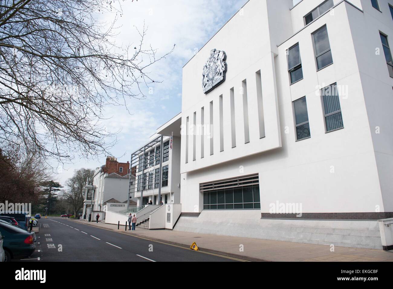 Warwickshire Justice Centre in Leamington Spa, Warwickshire Stock Photo