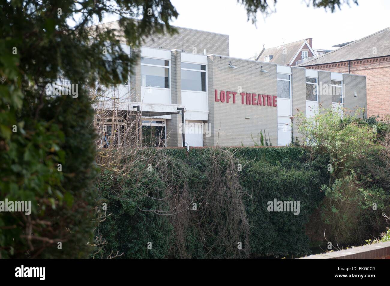 Exterior shot of the Loft Theatre in Royal Leamington Spa, Warwickshire