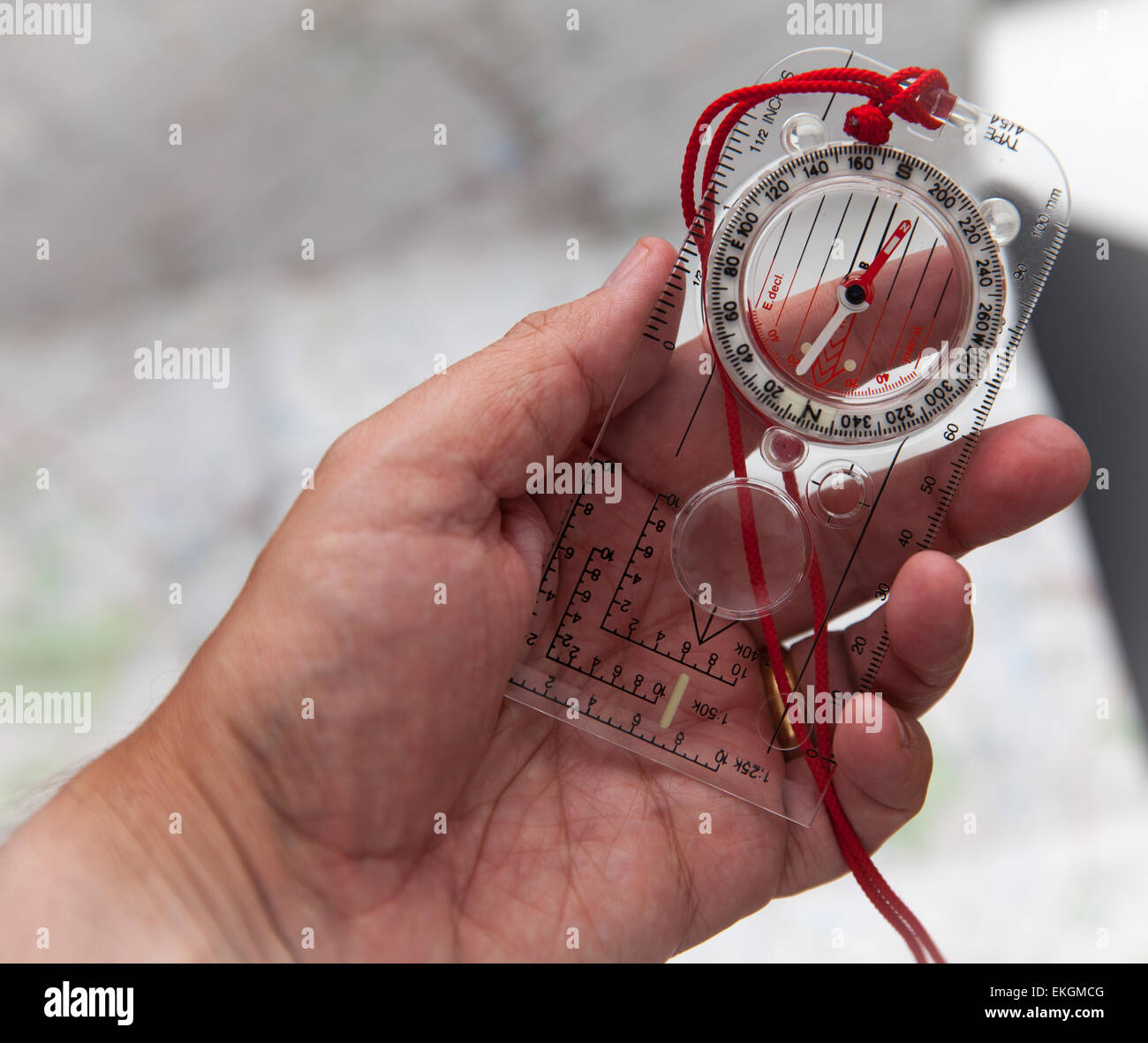Orienteering compass hi-res stock photography and images - Alamy