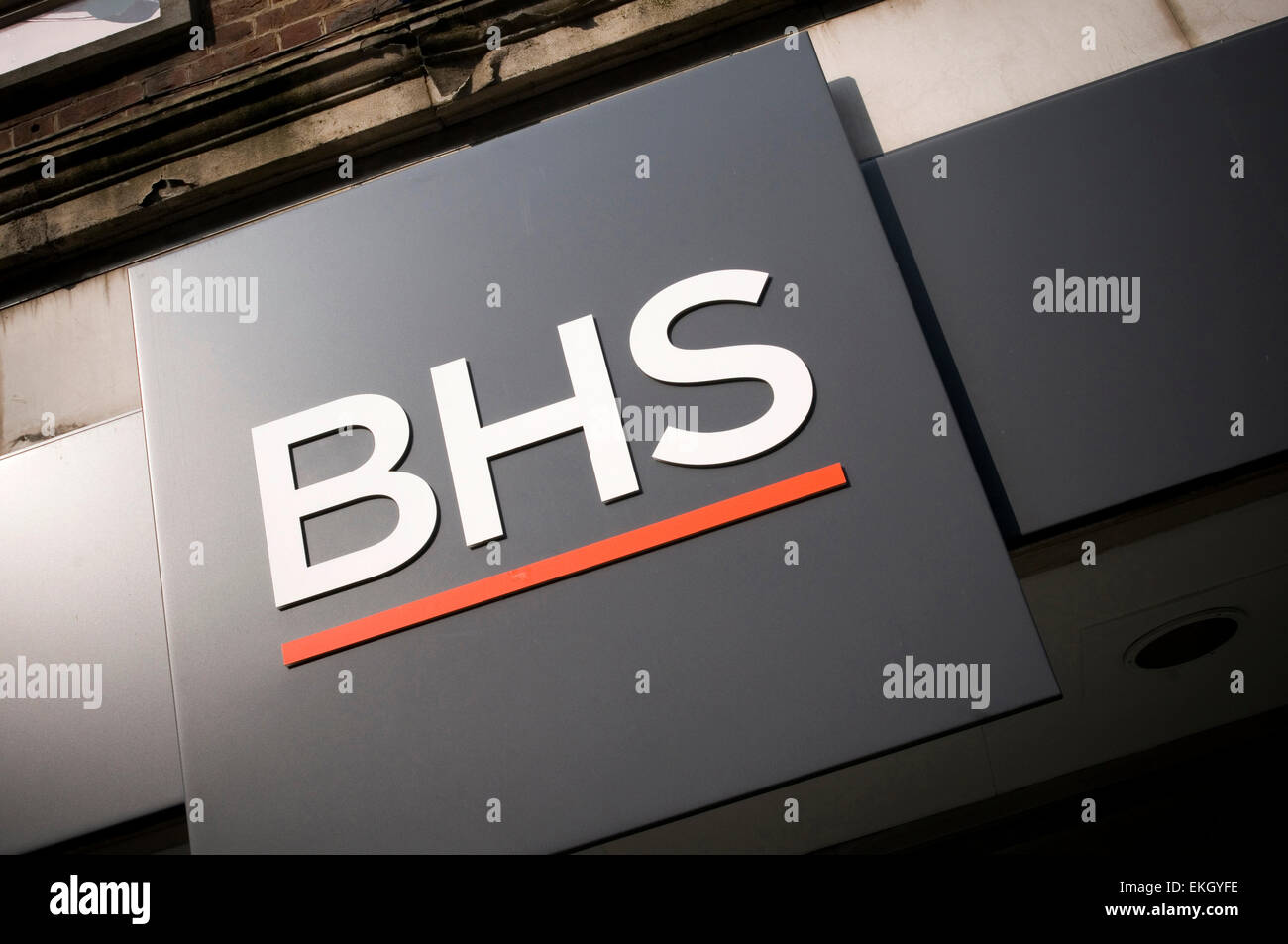 BHS British Home Stores Sir Philip Green Arcadia Group shop shops store uk clothes retailer retailers clothing high street Stock Photo