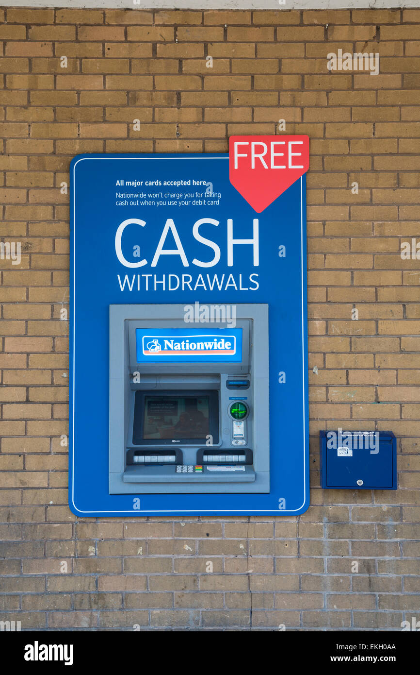 Nationwide External ATM, Ashton under Lyne Stock Photo