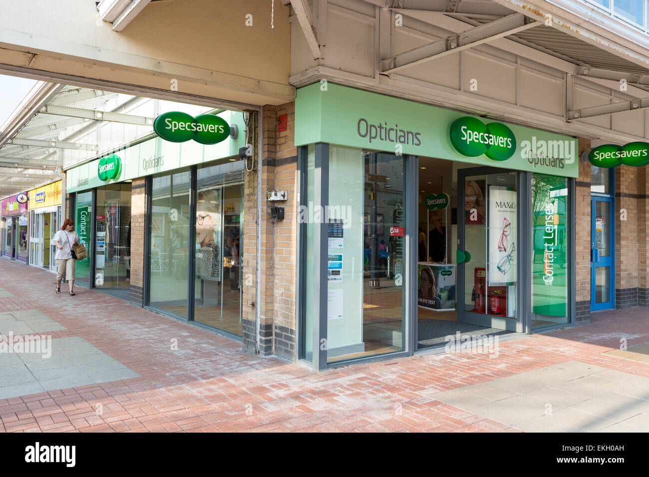 Specsavers high street store Stock Photo