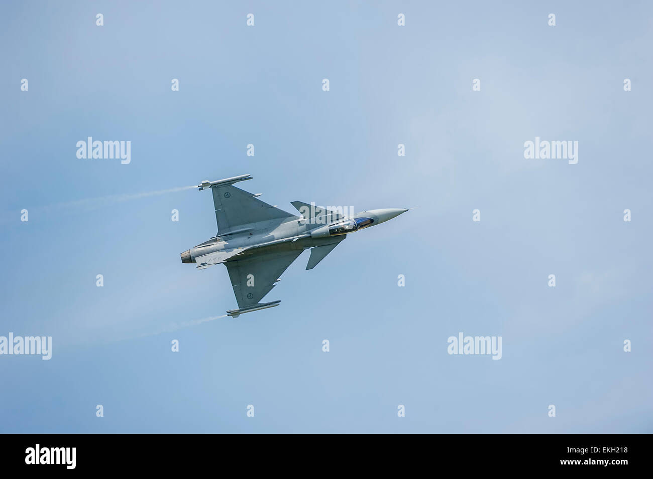 Swedish Air Force SAAB JAS 39 Gripen RIAT 2014 Stock Photo