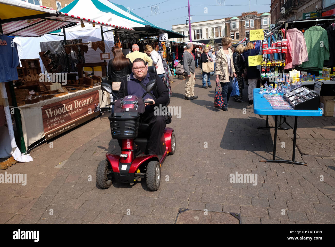 Shopping in mobility scooter hires stock photography and images Alamy
