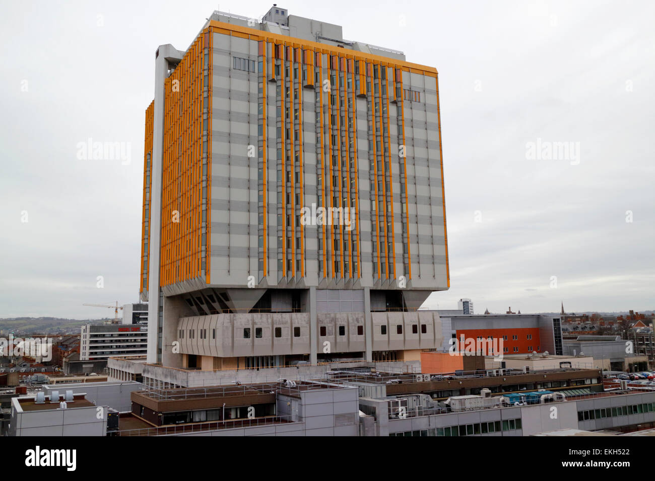 Belfast City Hospital Tower building Stock Photo Alamy