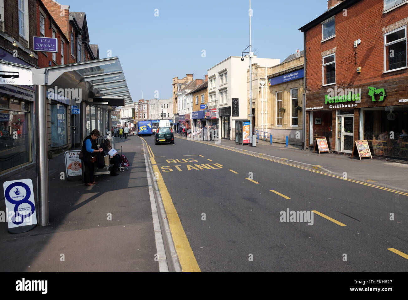 Loughborough town centre hires stock photography and images Alamy