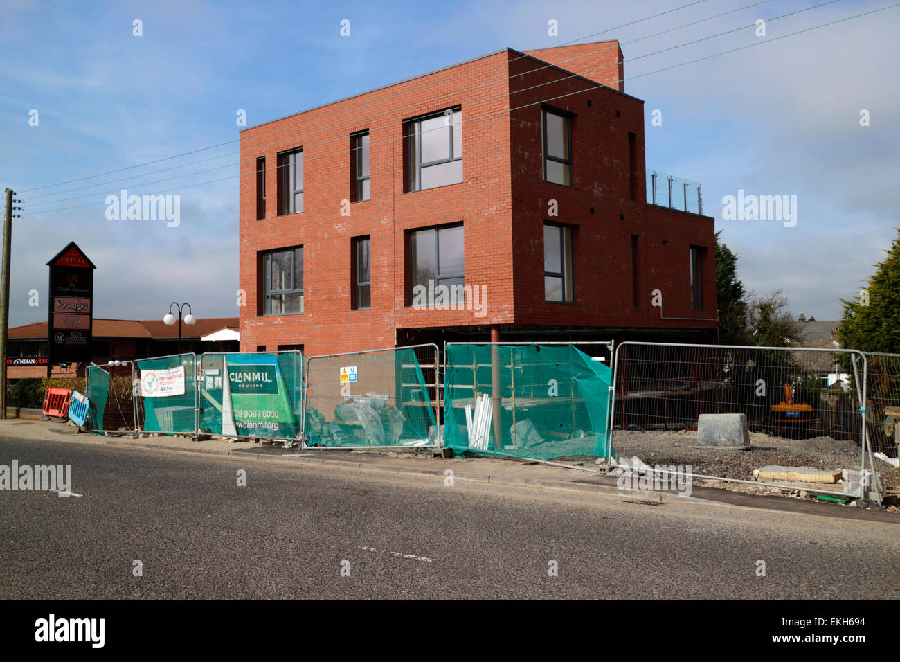 new sheltered housing under construction in northern