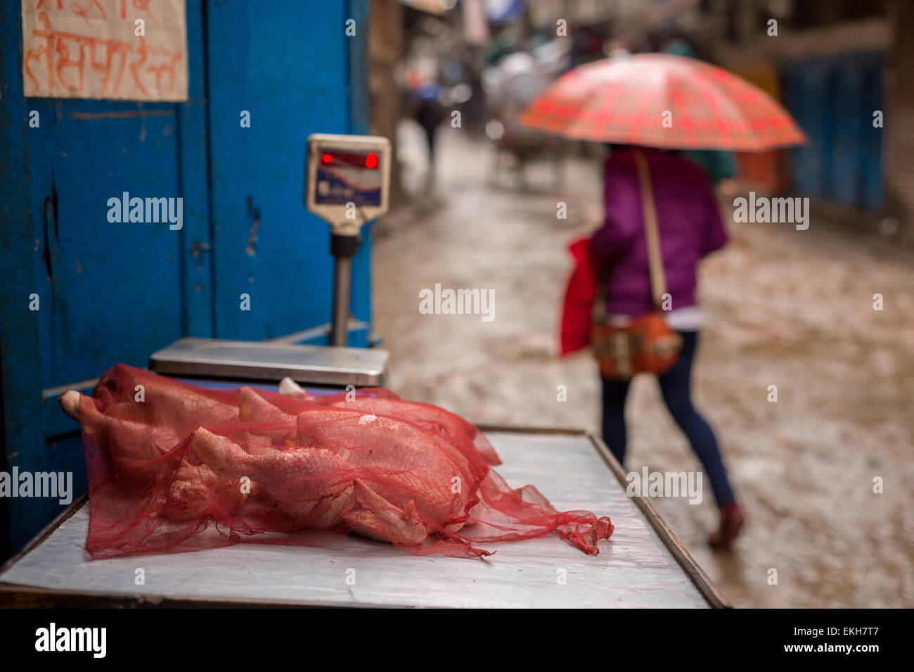 Meat Market Kathmandu High Resolution Stock Photography and Images Alamy