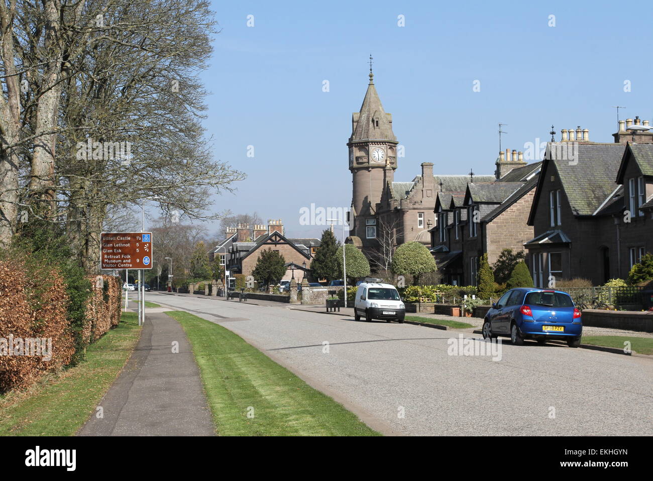 Inglis Memorial Hall Edzell Scotland  April 2015 Stock Photo