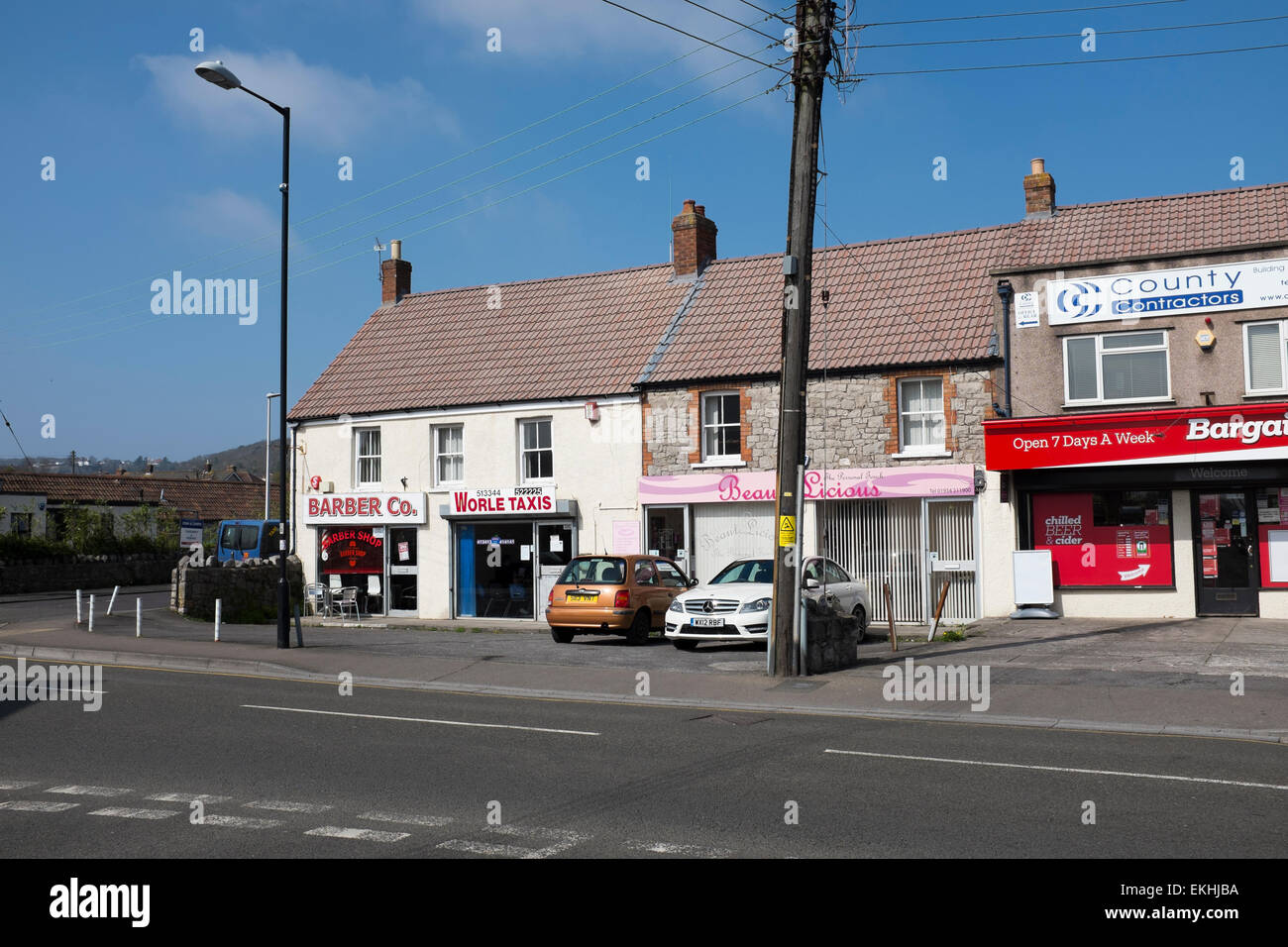 High Street Worle Weston Super Mare Somerset England UK Stock Photo Alamy