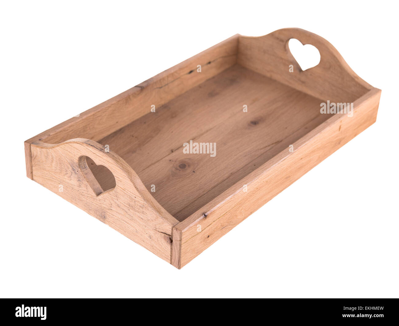 Empty wooden box isolated on white Stock Photo - Alamy