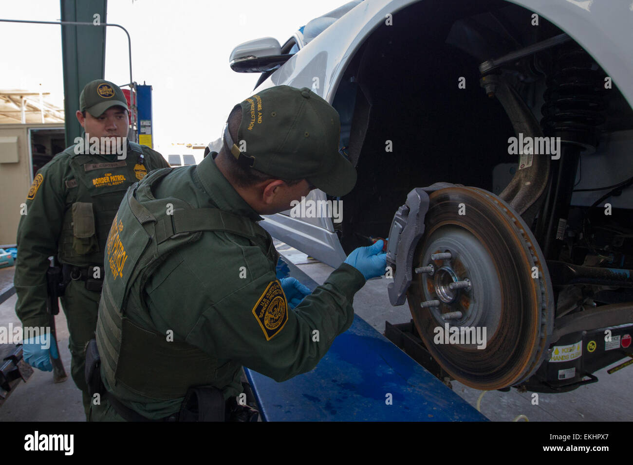 South Texas Customs and Border Protection Check Point Inspection