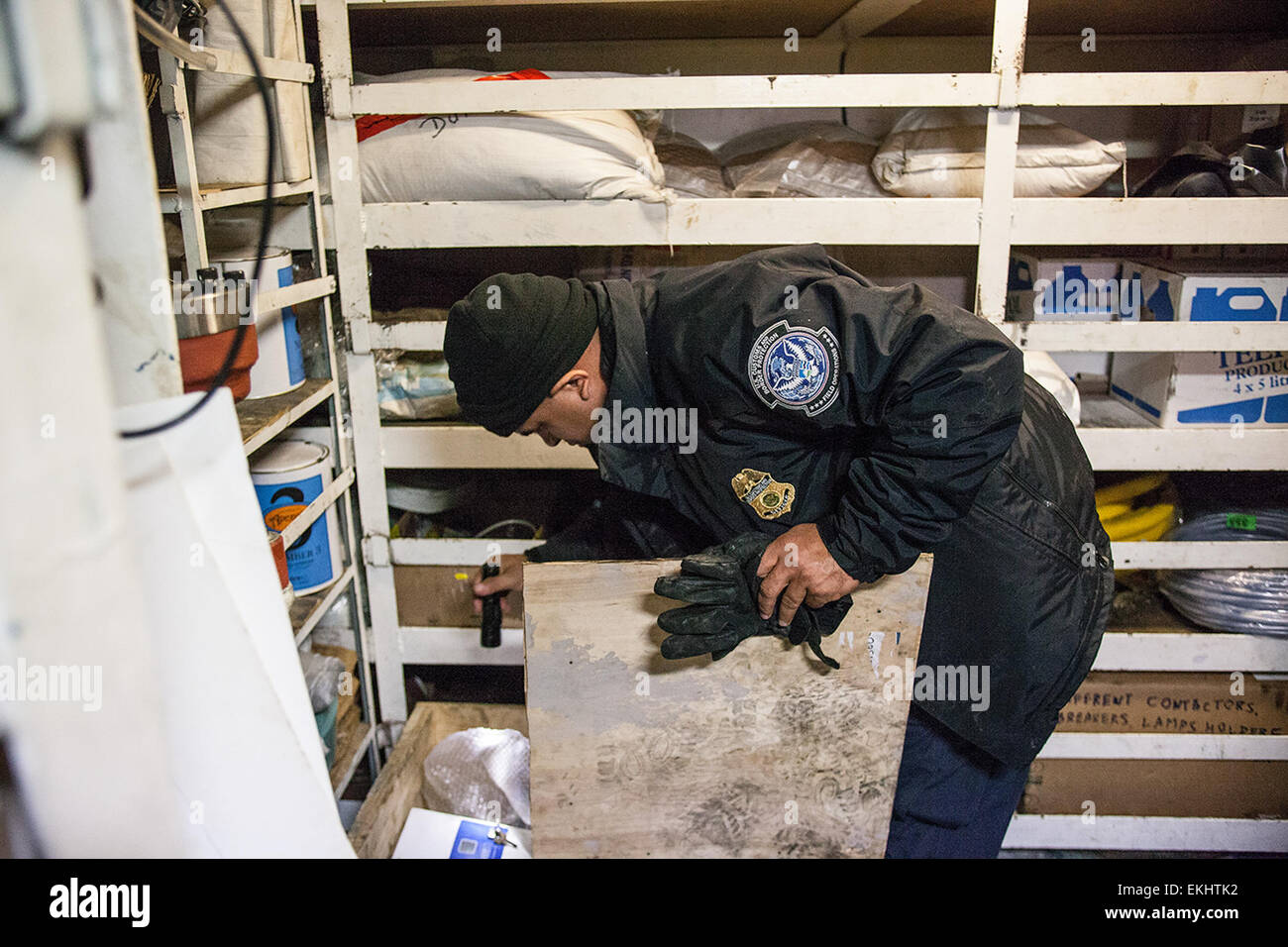 Container ship customs hi-res stock photography and images - Alamy