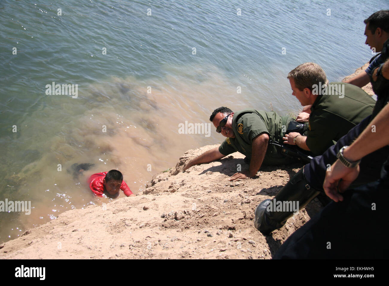 U.S. Customs and Border Protection agents and officers responded to a ...