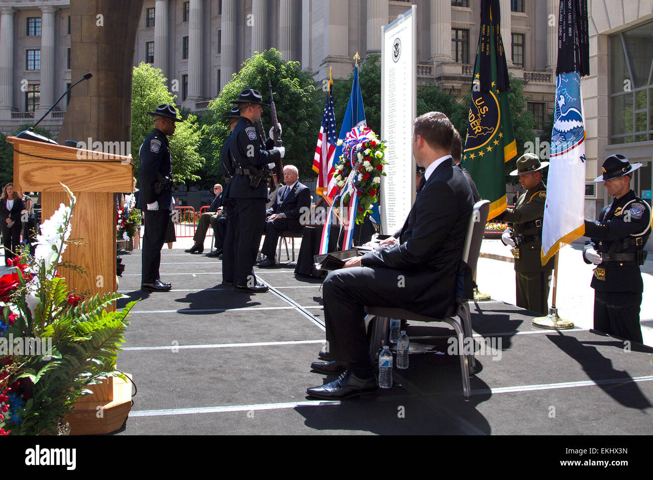 CBP held its annual Valor Memorial and Wreath Laying Ceremony outside ...