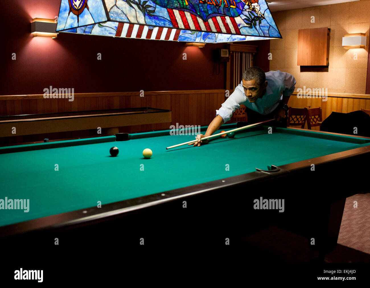 19 May 2012 Camp David President Barack Obama Plays A Game Of