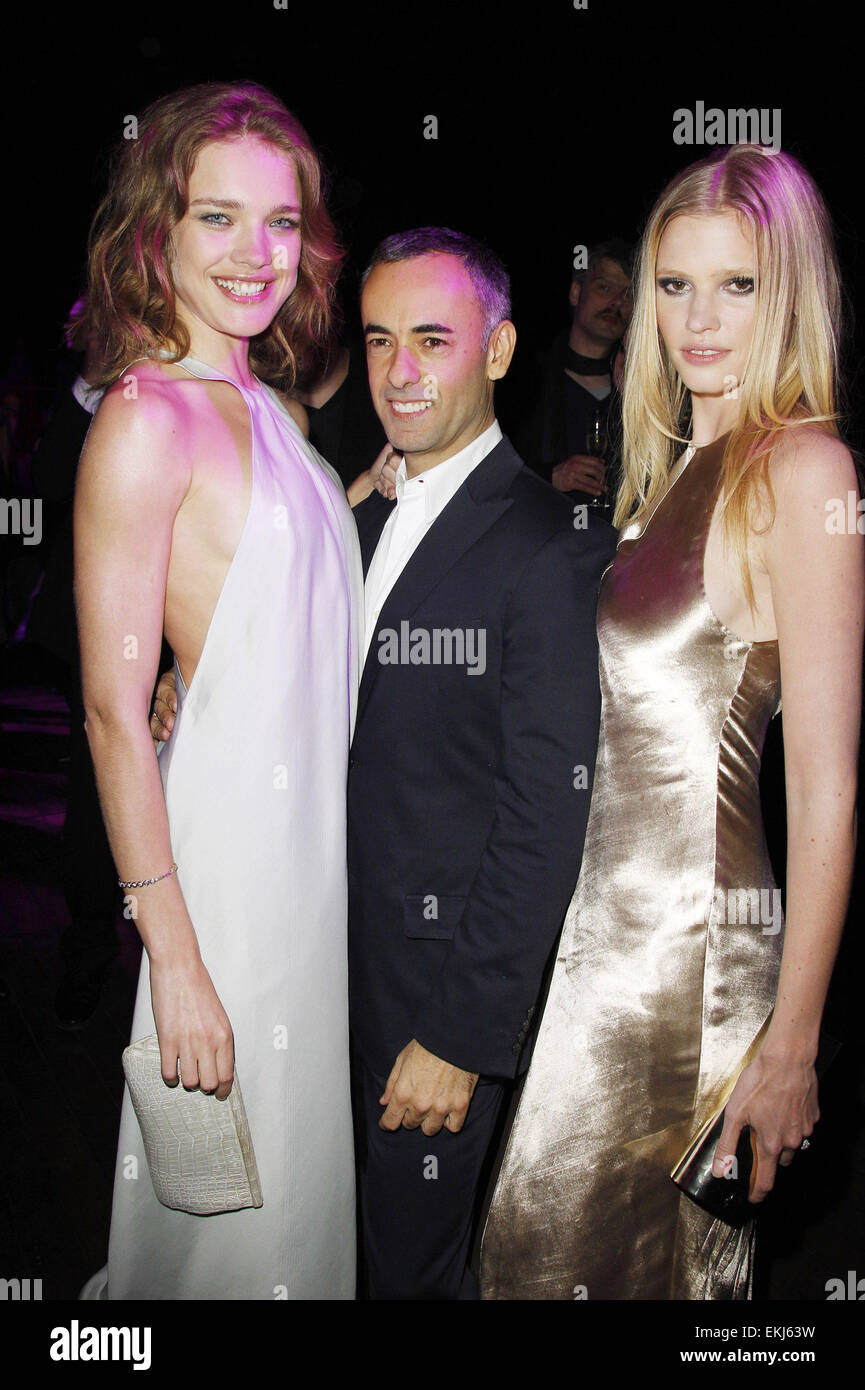 12 May 2011 Cannes Natalia Vodianova Francisco Costa And Lara Stone At The Calvin Klein Party Calvin Klein Collection Independant Filmmakers Project Euphoria At The 64th Cannes International Film Festival 2011 In
