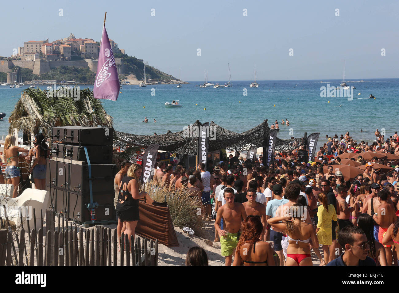06.JULY.2013. CALVI CALVI ON THE ROCKS FESTIVAL TALES PLACE IN CALVI,  CORSICA FROM JULY 5TH TO 9TH Stock Photo - Alamy