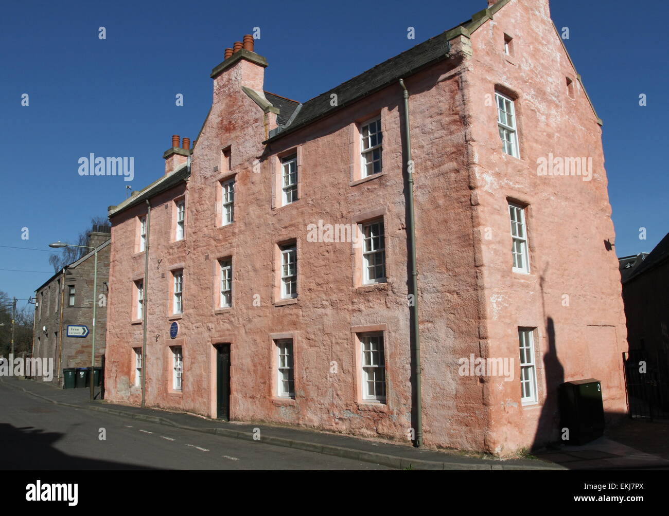 Coupar Angus street scene Scotland April 2015 Stock Photo Alamy