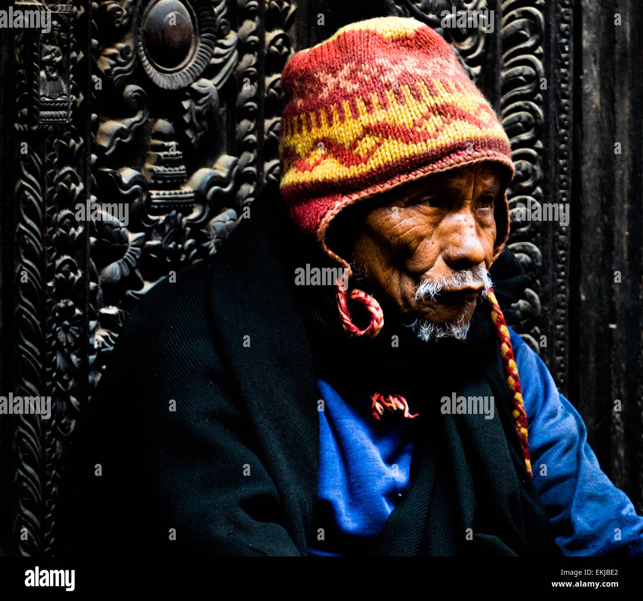 Nepalese Gentleman Stock Photo