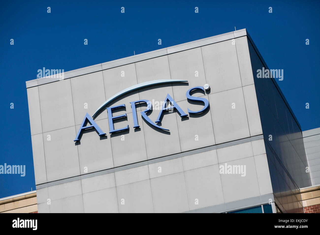 The headquarters of the biotechnology firm Aeras. Stock Photo